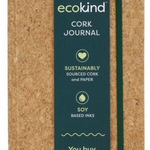U Style Ecokind Cork Journal, 128 Sheets, 5.75 x 8.5 in